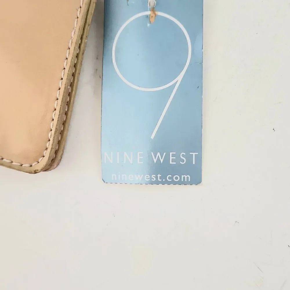 9 West small clutch camel color NWT